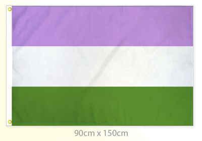 Genderqueer pride flag large 36x60
