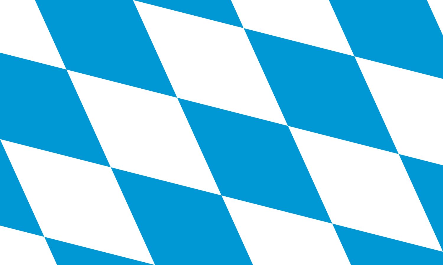 Bavaria small standard flag 4x6