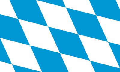 Bavaria small standard flag 4x6
