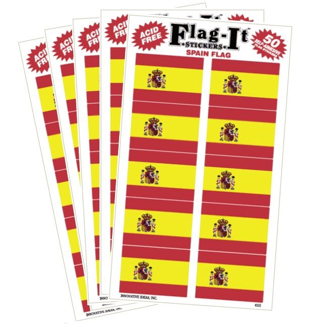 Set of 50 Spain stickers