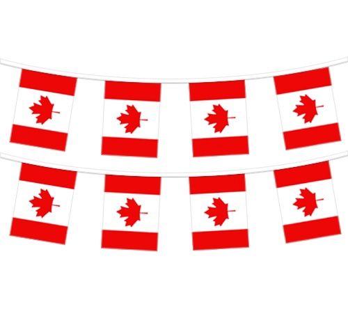 Flags on rope Canada, 30