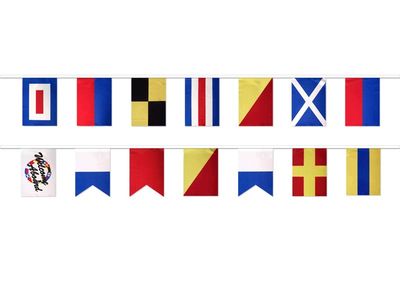 Flags on rope Welcome aboard (marine signaling,) 20