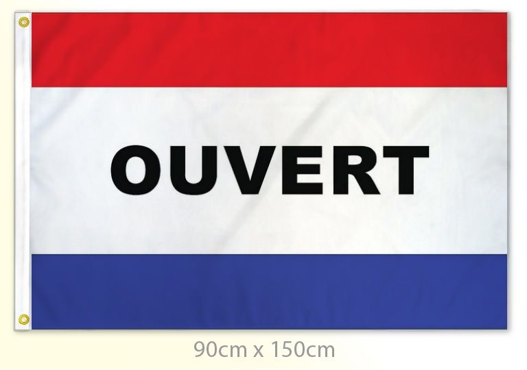 OUVERT Flag 36x60