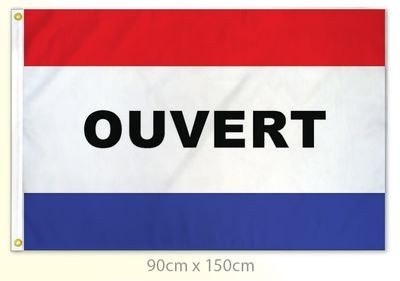 OUVERT Flag 36x60