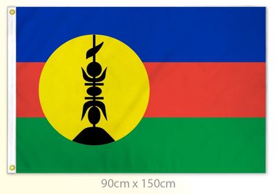 New Caledonia flag large 36x60