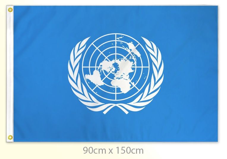 United Nations flag large 36x60
