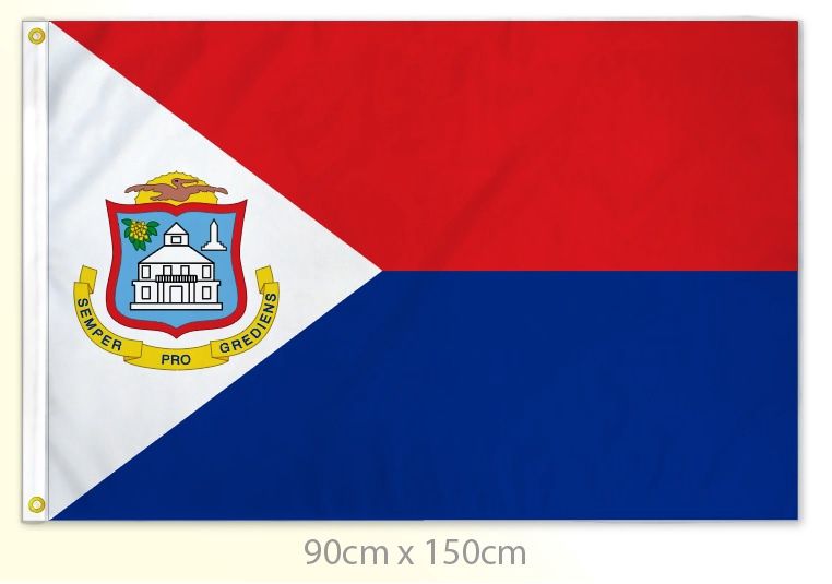 Saint Martin flag large 36x60