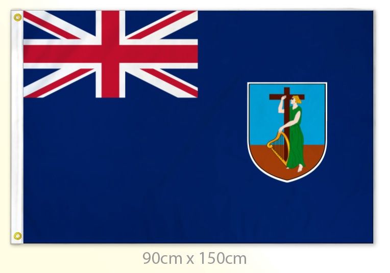 Monserrat flag large 36x60
