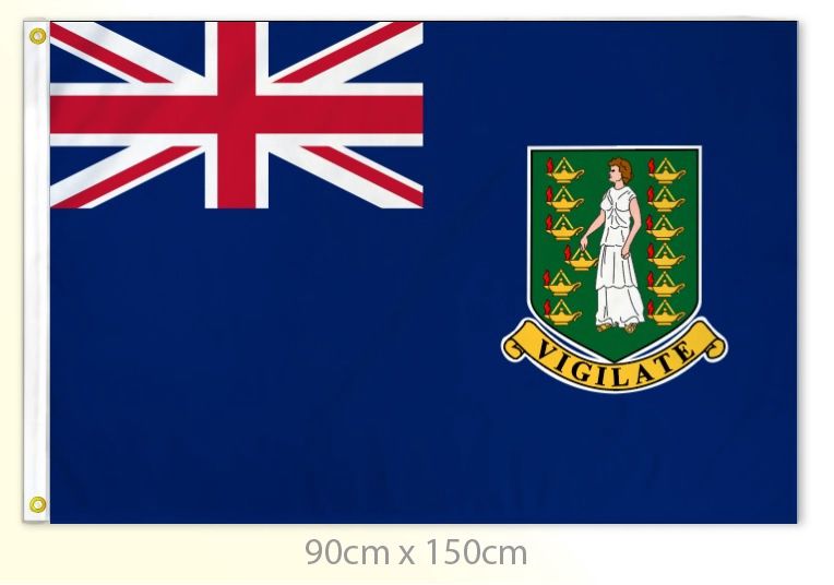 British Virgin Islands flag large 36x60