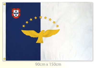 Azores flag large 36x60