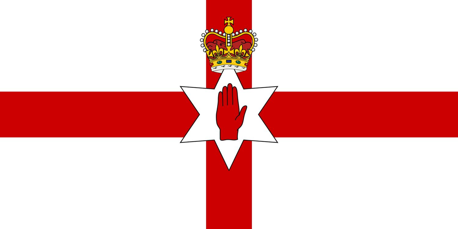 Northern Ireland - Car flag with clip