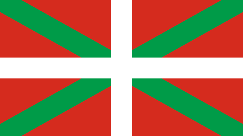 Basque small standard flag 4x6