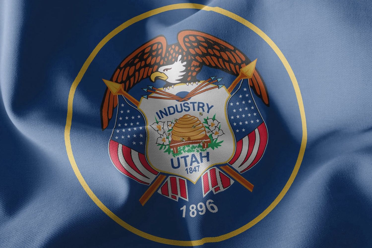 Utah small flag 4x6