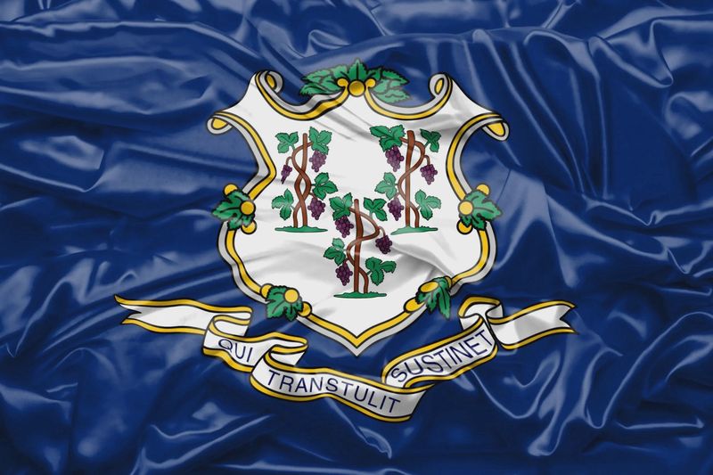 Connecticut small flag 4x6