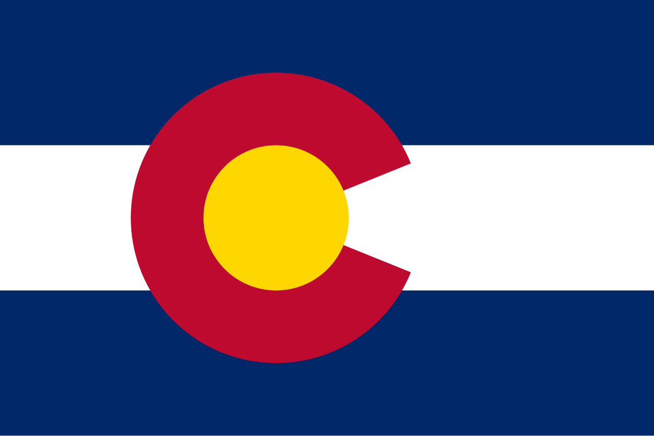 Colorado small flag 4x6