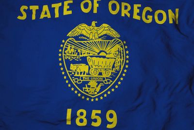 Oregon small flag 4x6