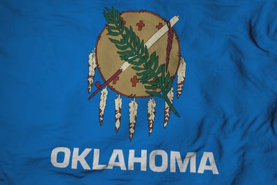 Oklahoma small flag 4x6