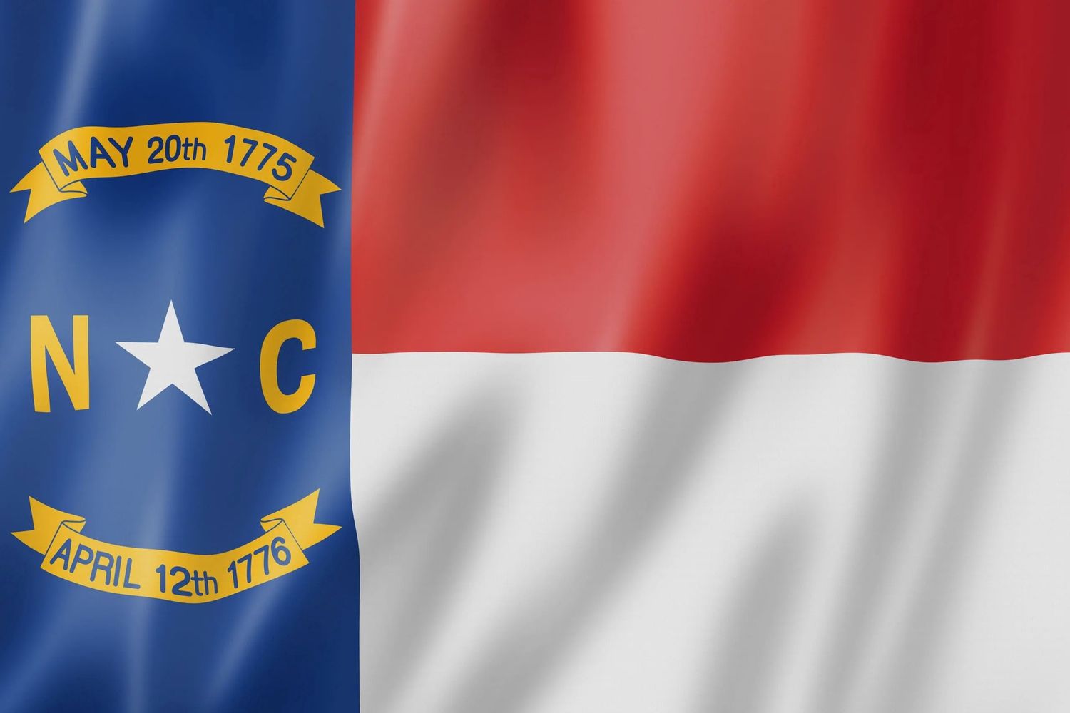 North Carolina small flag 4x6