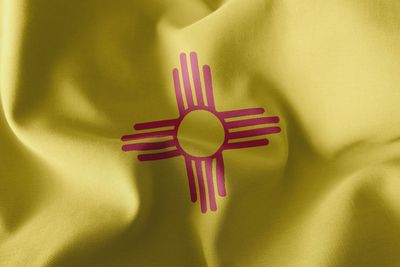 New Mexico small flag 4x6