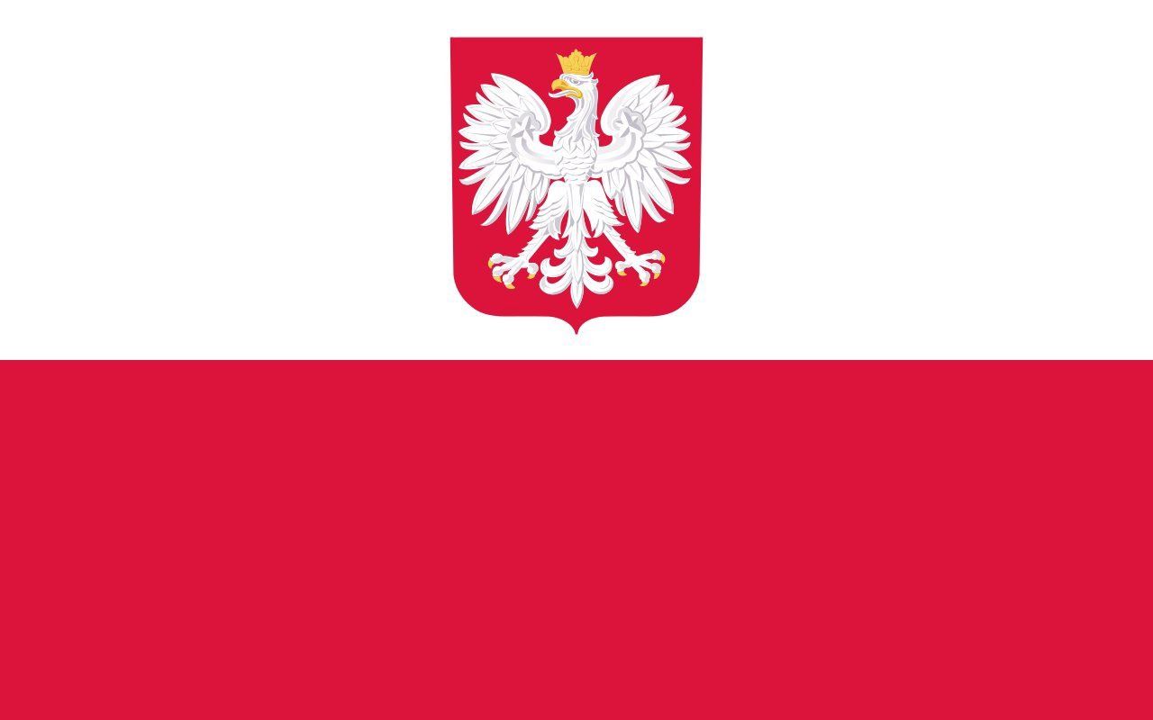 Poland flag large 36x72