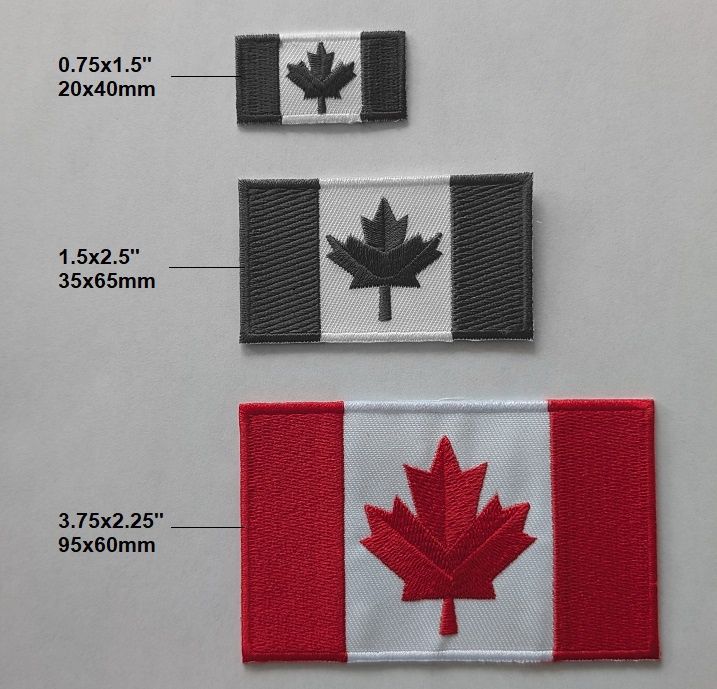 Canada shield 3.75x2.25