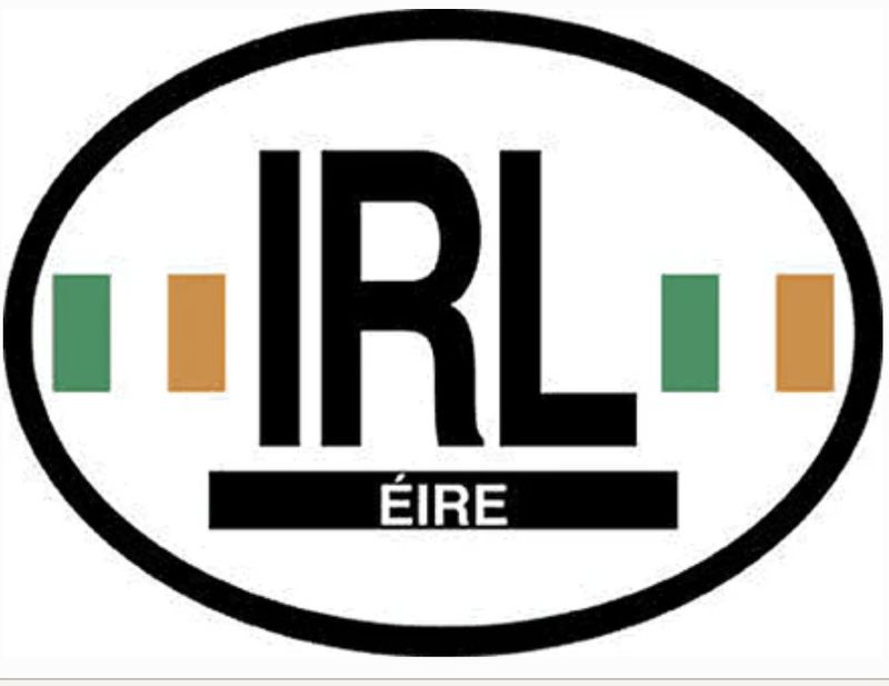 Oval Ireland sticker