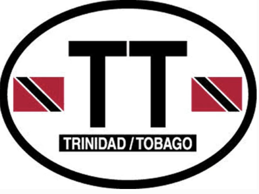 Trinidad and Tobago oval sticker