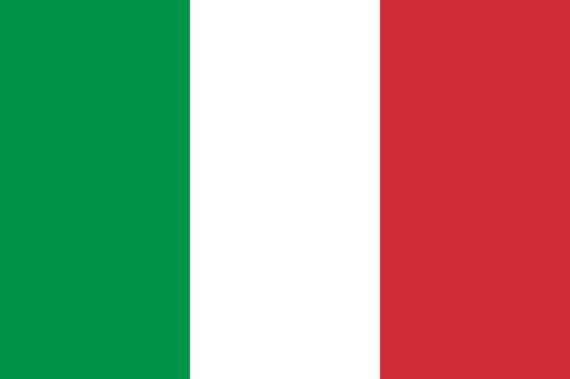 Italy flag medium 18x36