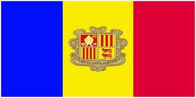Andorra flag large 36x72 S