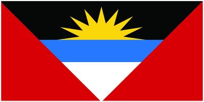 Antigua &amp; Barbuda flag large 36x72