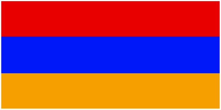 Armenia flag large 36x72 H
