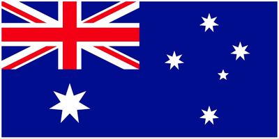 Australia flag large 36x72