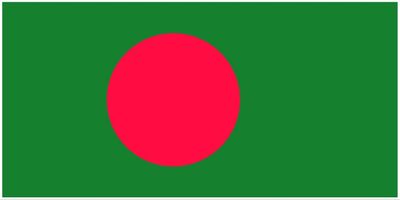Bangladesh flag large 36x72
