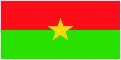 Burkina Faso flag large 36x72