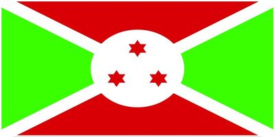 Burundi flag large 36x72