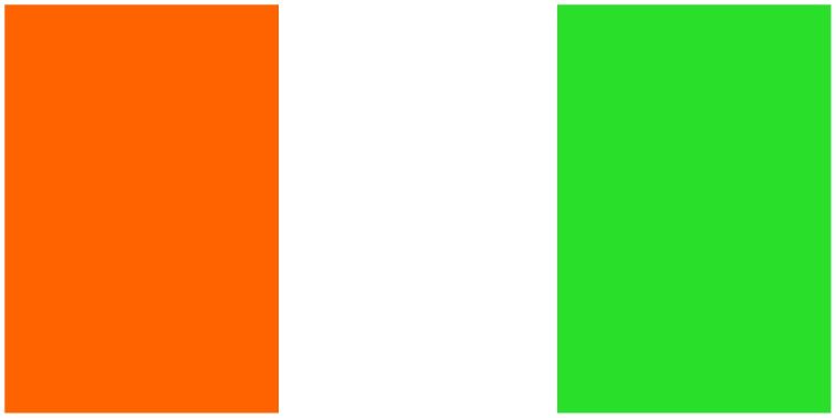 Ivory Coast flag large 36x72