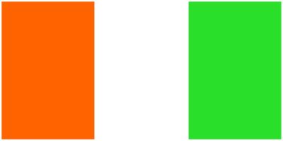 Ivory Coast flag large 36x72