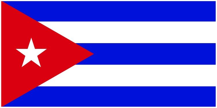 Cuba flag large 36x72