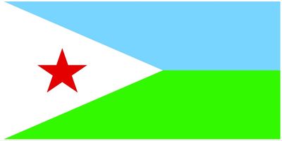 Djibouti flag large 36x72