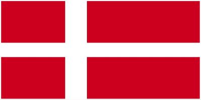 Denmark flag large 36x72 S
