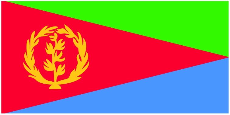 Eritrea flag large 36x72 S