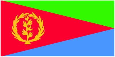 Eritrea flag large 36x72 S