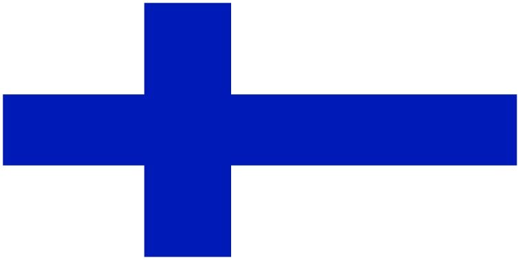 Finland flag large 36x72