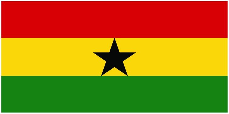 Ghana flag large 36x72
