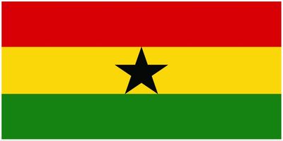 Ghana flag large 36x72