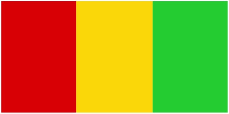 Guinea (Conakry) flag large 36x72