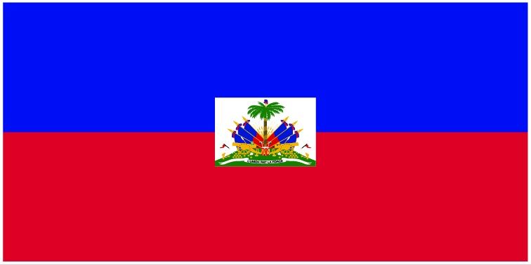 Haiti flag large 36x72