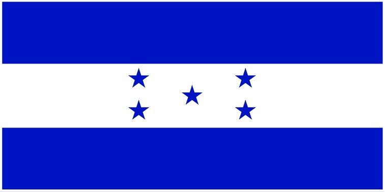Honduras flag large 36x72