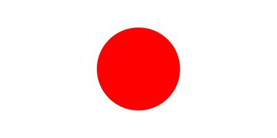 Japan flag large 36x72 H
