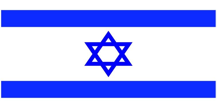 Israel flag large 36x72 H